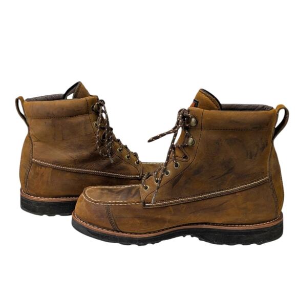 Red Wing Irish Setter 849 Waterproof Soft Toe Leather Boots Size 13D   S4007 main image 7
